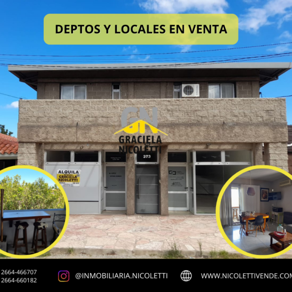 🏡 Deptos. y Locales en Venta – Excelente Ubicación en Merlo