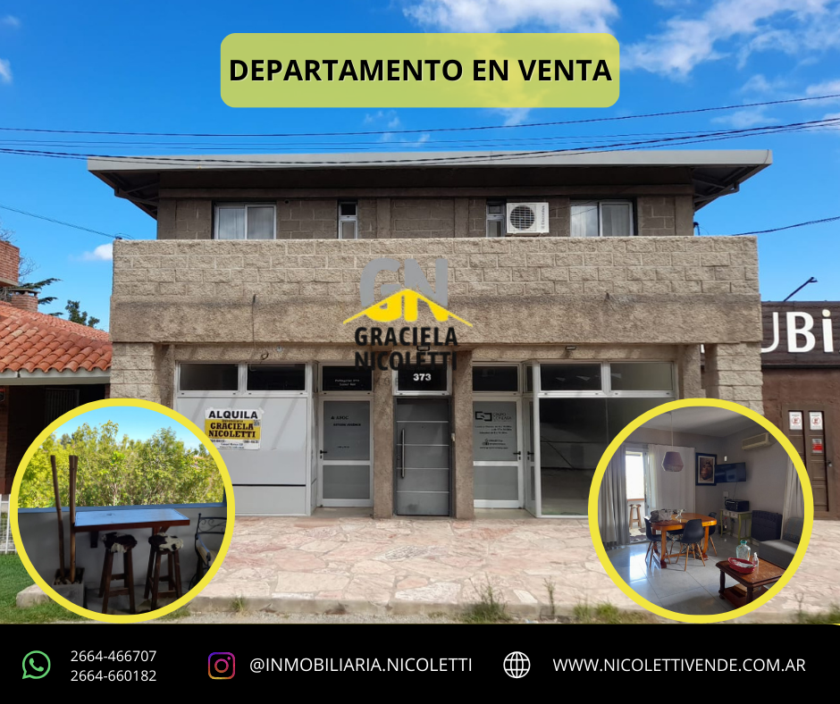 Departamento en Venta – Excelente Ubicación en Merlo